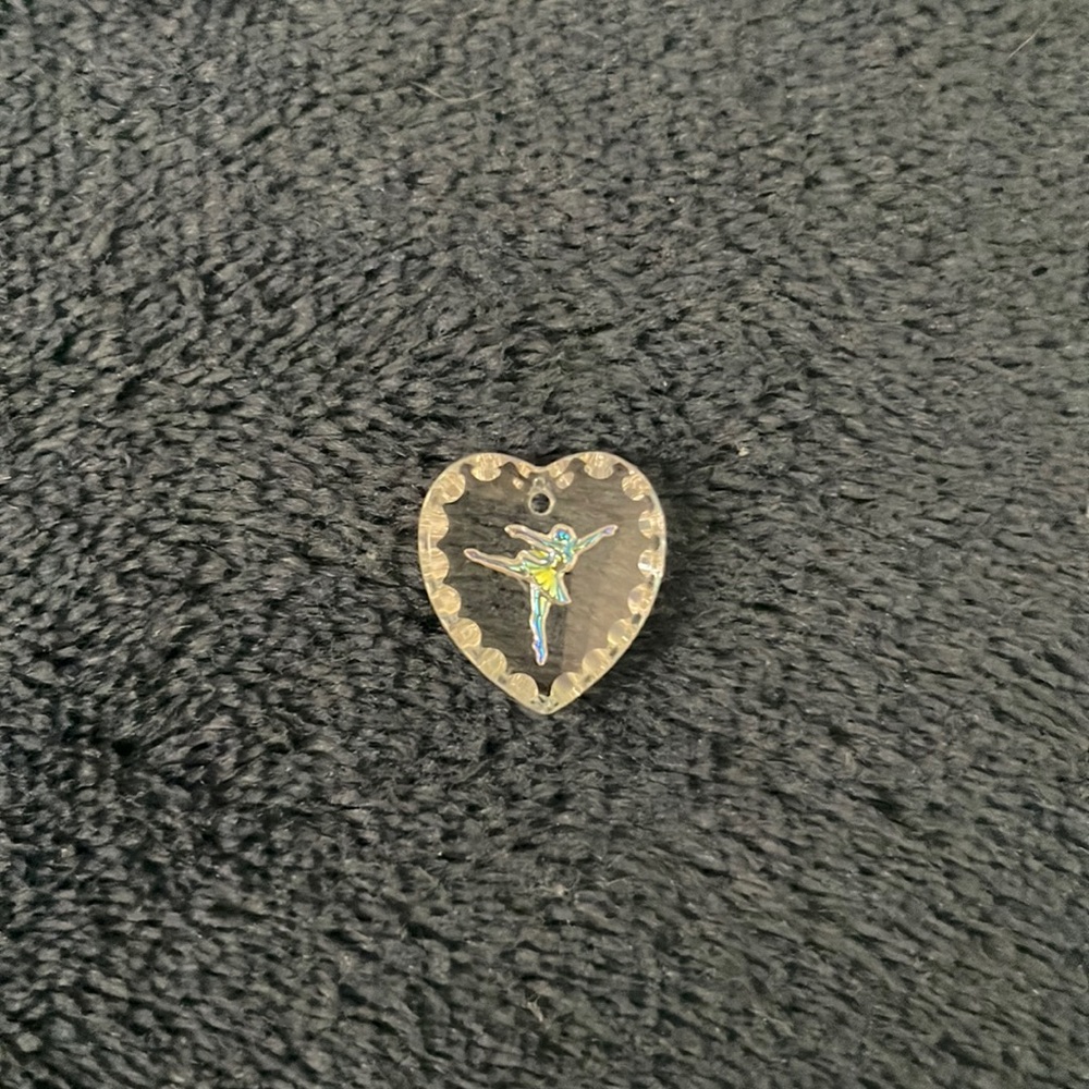 Crystal Ballerina Necklace Charm